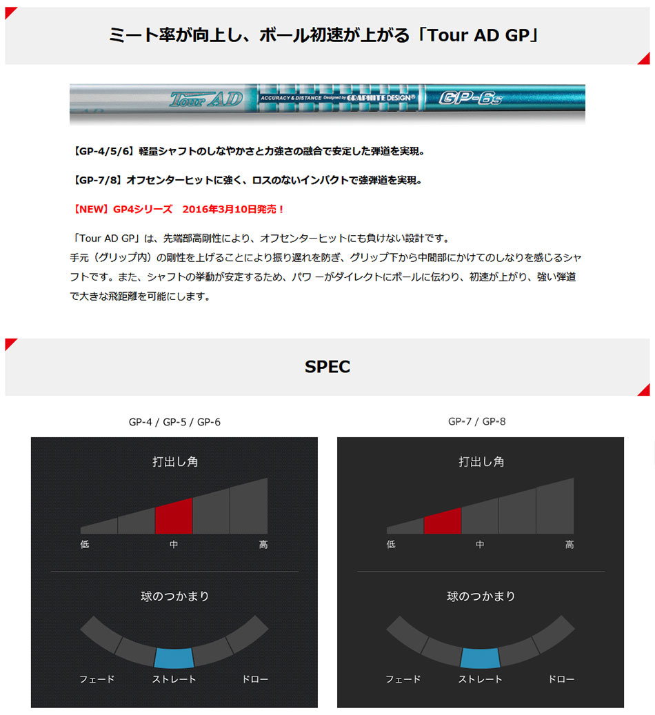 ジオテックゴルフ公式通販サイト / ツアーAD GP-5