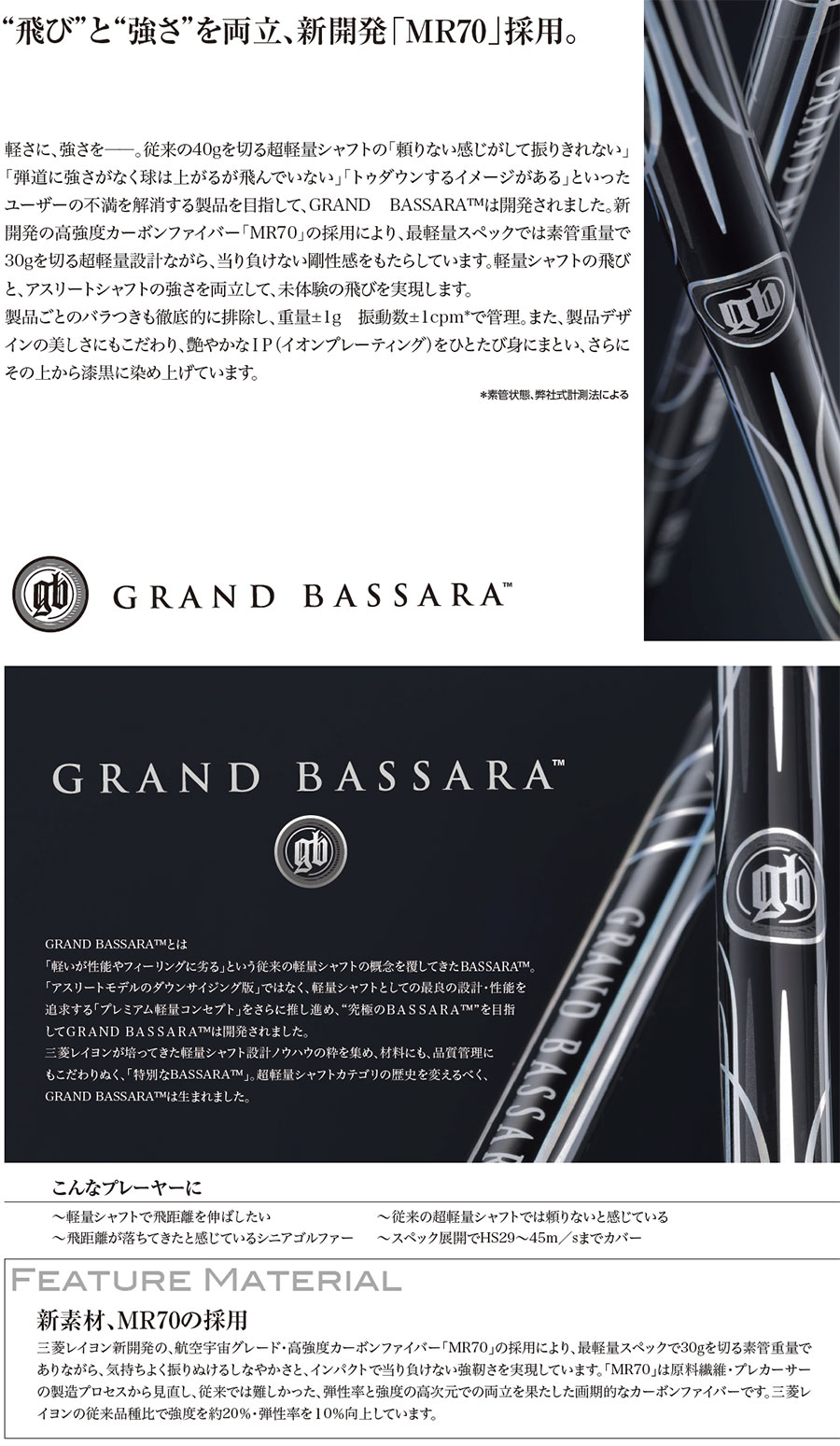 GRAND BASSARA グランドバサラ GB β39 (S) コブラスリーブ