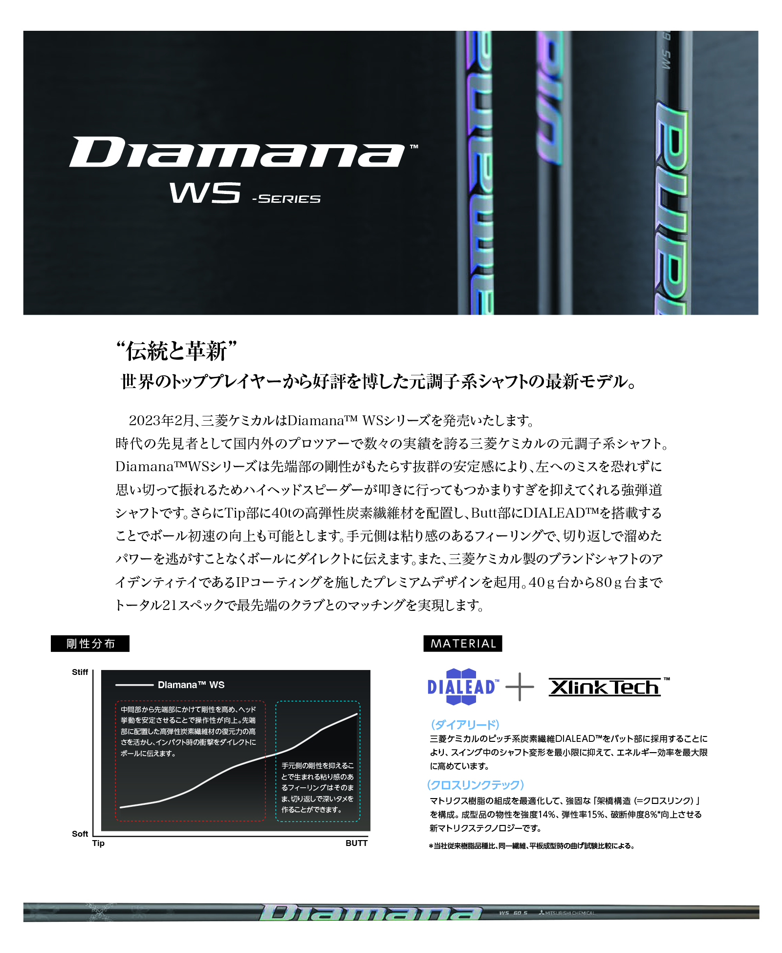 ジオテックゴルフ公式通販サイト / Diamana (ディアマナ) WS 60