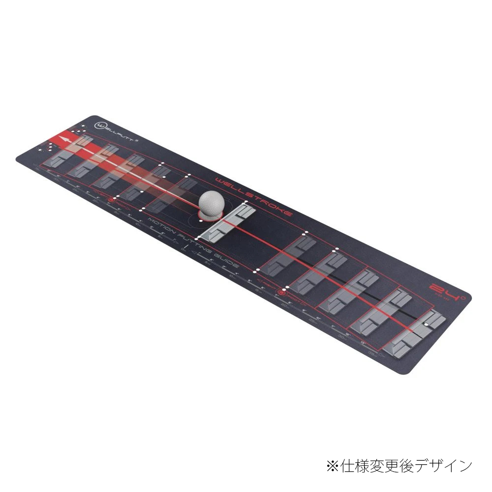 WELLPUTT ストロークトレーニングプレート 81x20cm オレンジ WELLPUTT ストロークトレーニングプレート 81x20cm オレンジ